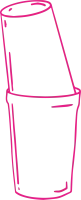 Shaker-fuschia